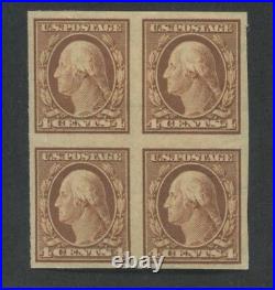 1909 US Stamp #346 4c Mint Never Hinged Very Fine Block of 4