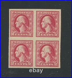 1920 US 2c Postage Stamp #532 Mint Never Hinged Very Fine Block of 4 Certified
