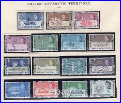 1963 British Antarctic Territory First Set QEII SC 1-15 Never Hinged MNH