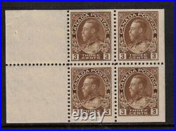 Canada #108a Very Fine Mint Never Hinged Booklet Pane