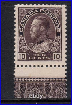 Canada #116 Very Fine Mint Never Hinged Lathework A With Certificate