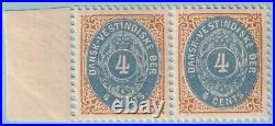 DANISH WEST INDIES 18, 18b MINT NEVER HINGED OG NO FAULTS VERY FINE! TYV