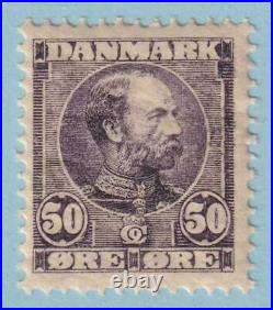 Denmark 68 50 Øre Chr. X Mint Never Hinged Og No Faults Very Fine! Dhj