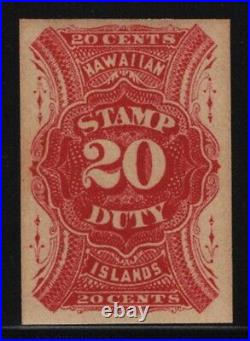 Hawaii Scott #R9A Very Fine Centering (Mint Never Hinged) SCV $1200.00