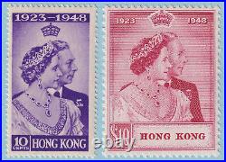 Hong Kong 178 179 Mint Never Hinged Og Set No Faults Very Fine! R531