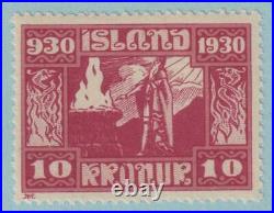 Iceland 166 Mint Never Hinged Og No Faults Very Fine! Cyb
