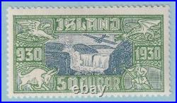Iceland C7 Airmail Mint Never Hinged Og No Faults Very Fine! Ihs