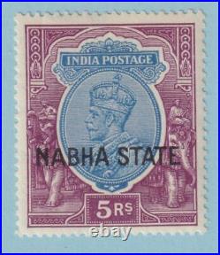 India Nabha State 59 Mint Never Hinged Og No Faults Very Fine! Pzu