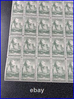 US 747 Zion 8 Cents Sheet Of 50 Mint Never Hinged Very Fine